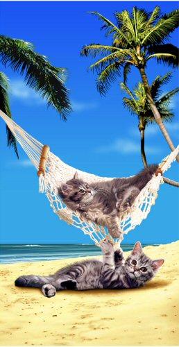 KITTY CAT RELAX BEACH TOWEL